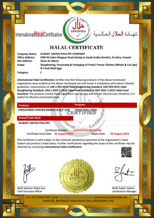 International Halal Certificates